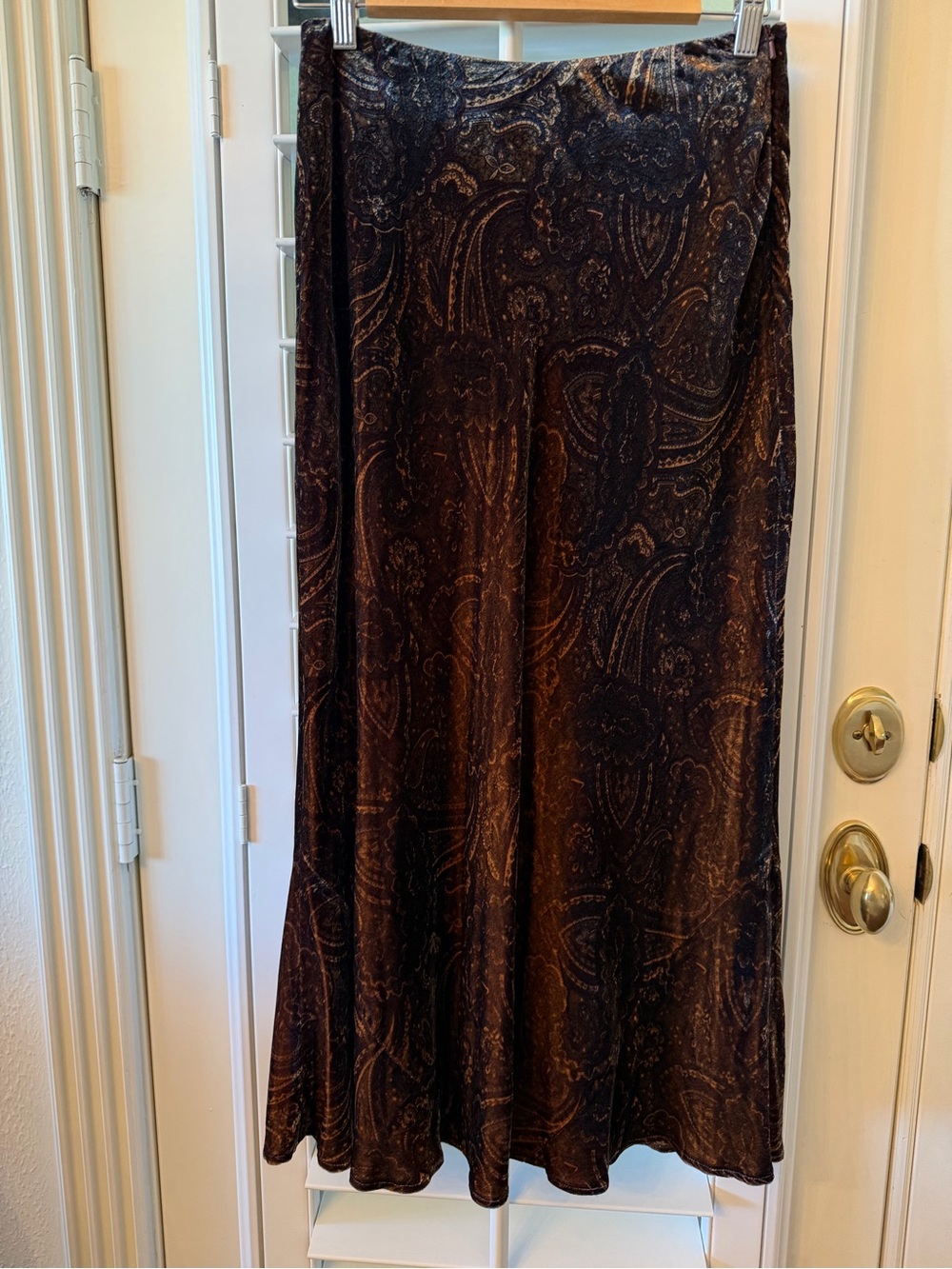 Lauren Ralph Lauren Velvet Maxi Skirt